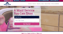 Desktop Screenshot of mollymaid.com